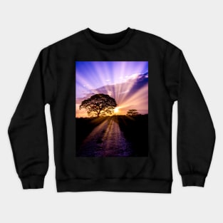 beautiful sunset in Venezuela Crewneck Sweatshirt